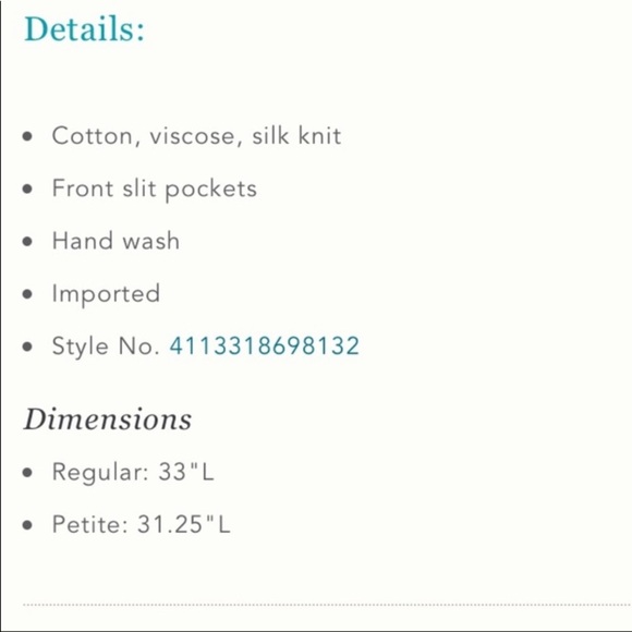 NWOT Sz S Anthropologie Poppy Pocket Tunic navy - Picture 3 of 8